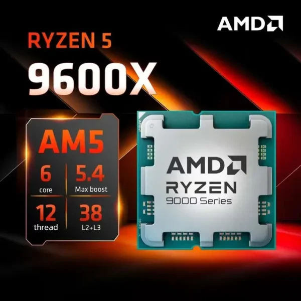 پردازنده ای ام دی مدل AMD Ryzen 5 9600X