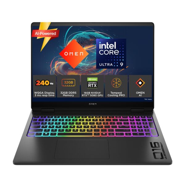 لپ‌تاپ گیمینگ 16 اینچ اچ ای مدل HP OMEN MAX  16 | 32GB RAM | 1TB SSD | Ultra 9