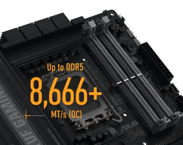مادربرد گیمینگ ایسوس مدل ASUS TUF GAMING B860-PLUS WIFI