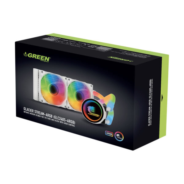 کیت خنک‌کننده گرین مدل GREEN GLC-240 STREAM ARGB