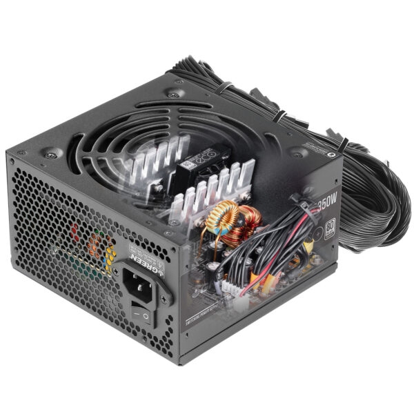منبع تغذیه گرین مدل GP350A ECO V.3.1