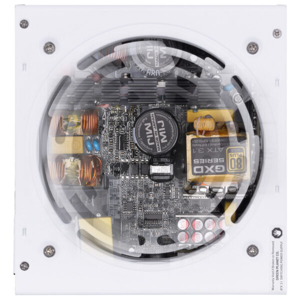 منبع تغذیه سفید گرین مدل GP1200B GXD WHITE